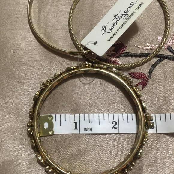 Forever 21 Tri-Pack Gold-color Bracelets - Picture 5 of 7